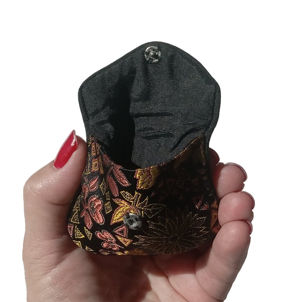 Vintage Small Miniature Coin Purse Snap Case